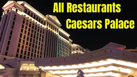 caesars palace restaurants open late